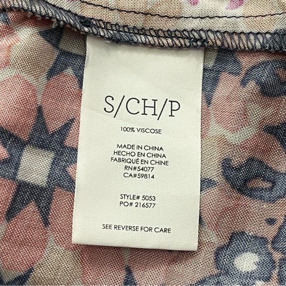 Cabi Skirt Womens Small Pink Floral Isabel Patchwork Ruffled Tiered Boho A-Line - Picture 4 of 9